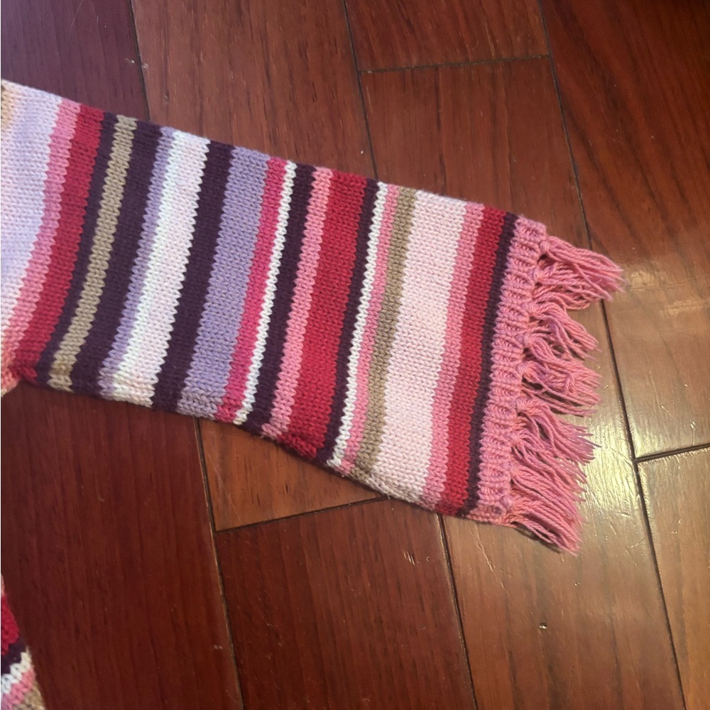 Vintage Kids Gap Fringe Colourful Striped Boho Cottagecore Sweater 12-18 Months - Picture 5 of 8
